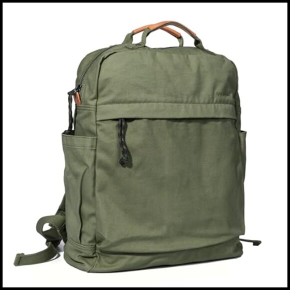 Vintage Canvas Backpack Daypack Retro Rucksack Adjustable Padded Straps